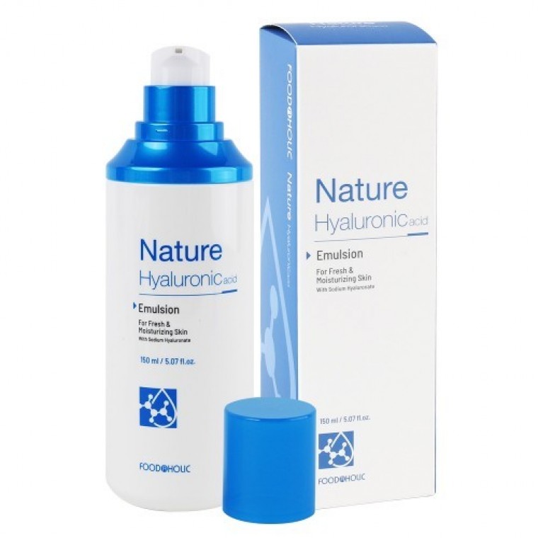 ฟู้ดอะฮอลิค เนเจอร์ ไฮยาลูรอน / โทนเนอร์ 150ml & อิมัลชั่น 150ml / เครื่องสำอางบำรุงผิว ไวท์เทนนิ่ง ลดริ้วรอย