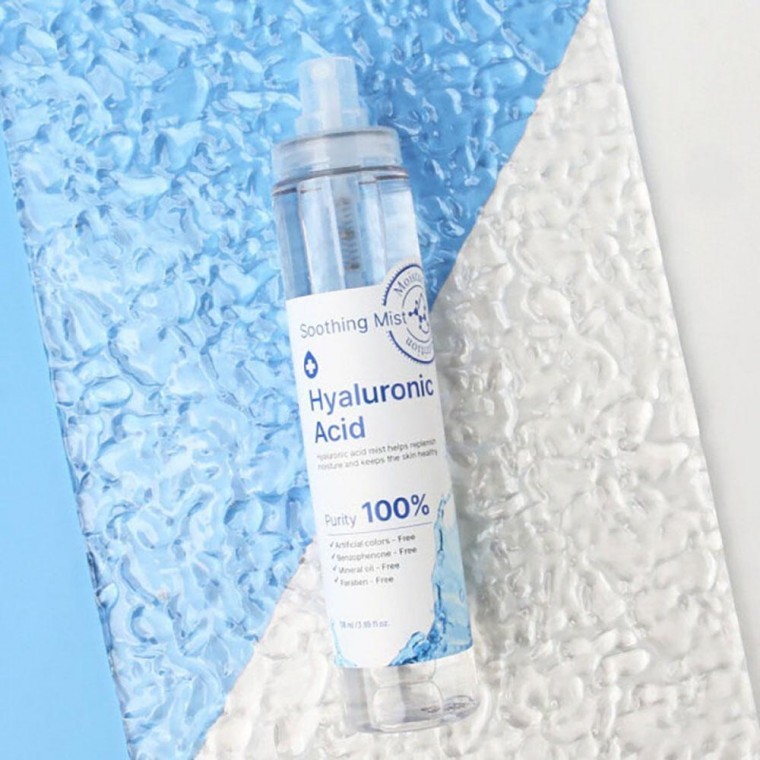 สเปรย์บำรุงผิวสำหรับผิวขาดน้ำ ชนิดสเปรย์ 118ml มีส่วนผสมของไฮยาลูรอน
