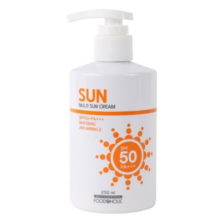 ฟู้ดอะฮอลิก มัลติซันครีม 250มล. SPF50+/PA+++ (แบบปั๊ม)