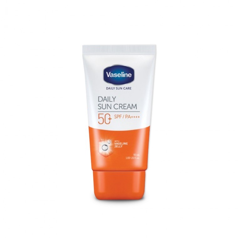 วาสลีน (เดลี่) ซันครีม 50มล. ซันครีม เดลี่ ซันครีม ครีมกันแดด ซันบล็อก SPF50+ PA+
