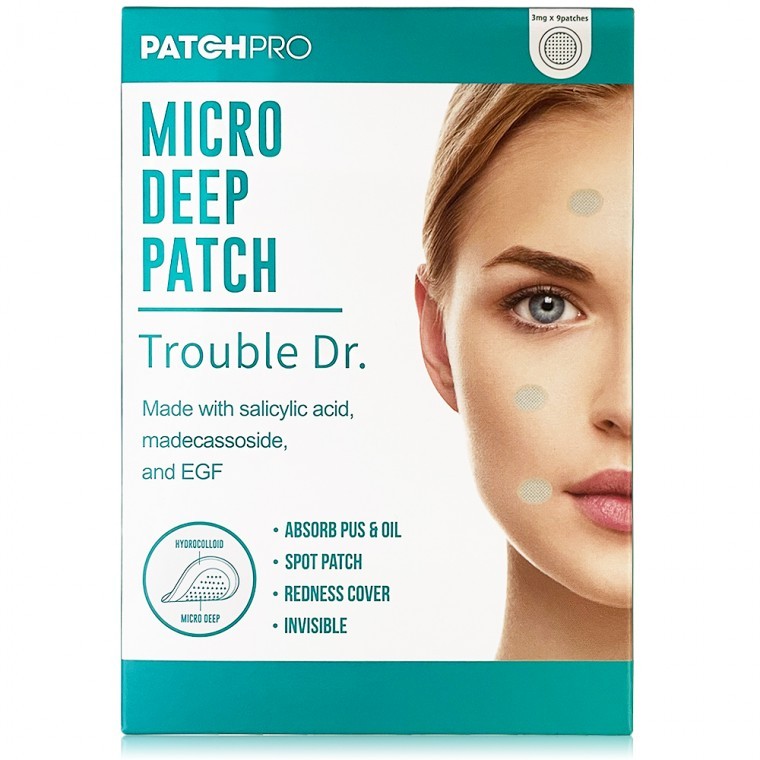 Patch Pro Micro Deep Patch Trouble Doctor 9 ชิ้น สำหรับผิวเป็นสิว