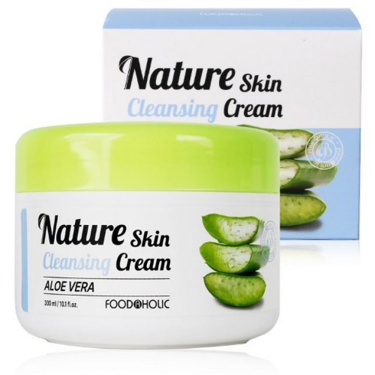 Foodaholic Nature Skin Cleansing Cream 300มล. / ว่านหางจระเข้