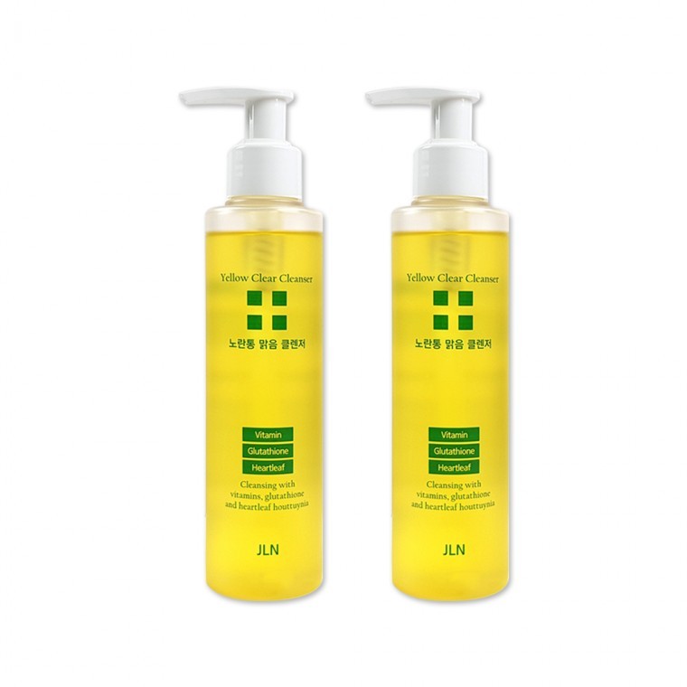 Yellow Tube Malgeum Cleanser วิตามิน กลูตาไธโอน Houttuynia Cleansing Gel สูตรอ่อนโยน 170มล. 1+1 (2 ชิ้น)