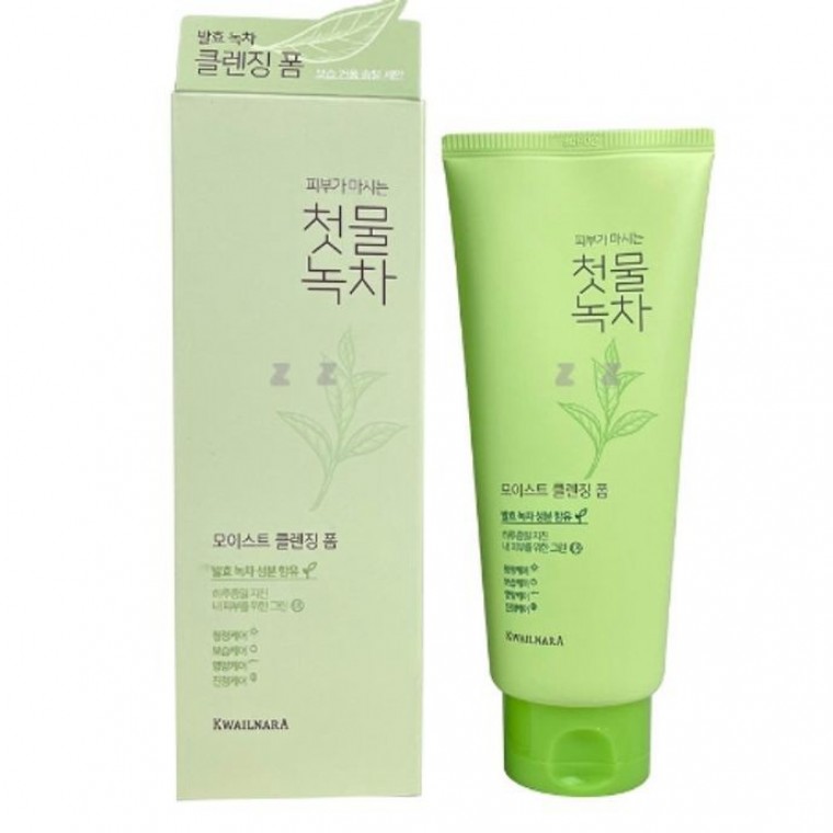 โฟมล้างหน้า สบู่ล้างหน้า Cleansing Foam Green Tea 180ก.