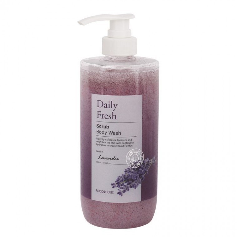 ครีมอาบน้ำสครับ Daily Fresh กลิ่นลาเวนเดอร์ 800มล. / คลีนเซอร์บำรุงผิว