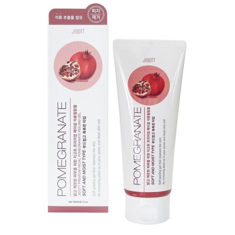 Jigott Premium Facial Pomegranate Peeling Gel 180มล.