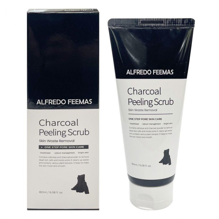 Alfredo Fiumas Charcoal Peeling Scrub 180มล.