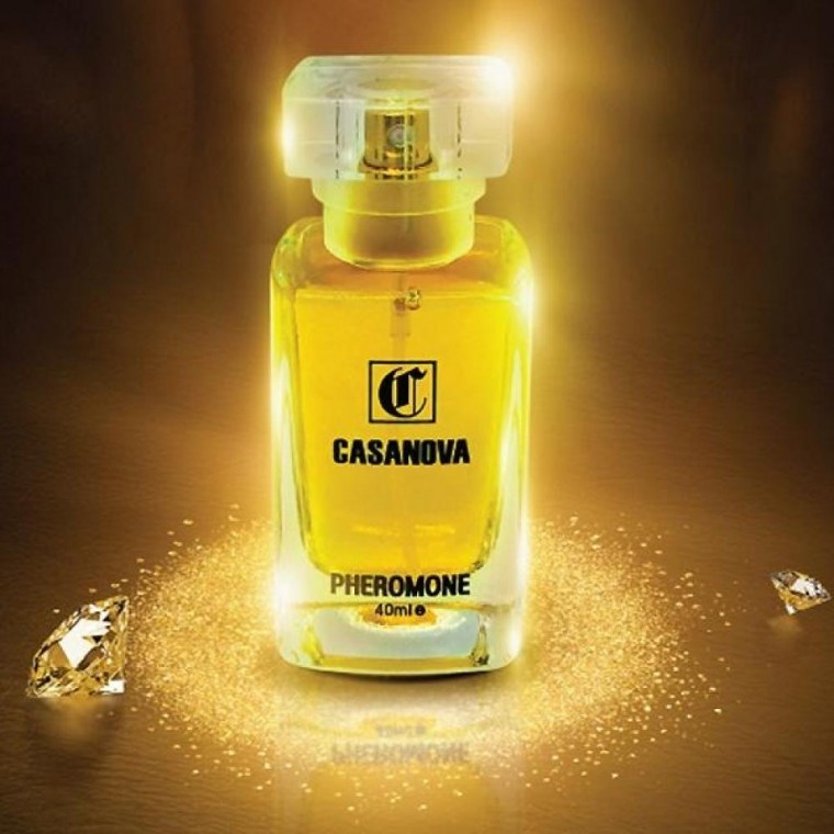 Casanova Pheromone Gold น้ำหอม unisex 40มล. น้ำหอมยั่วยวนสำหรับทั้งชายและหญิง