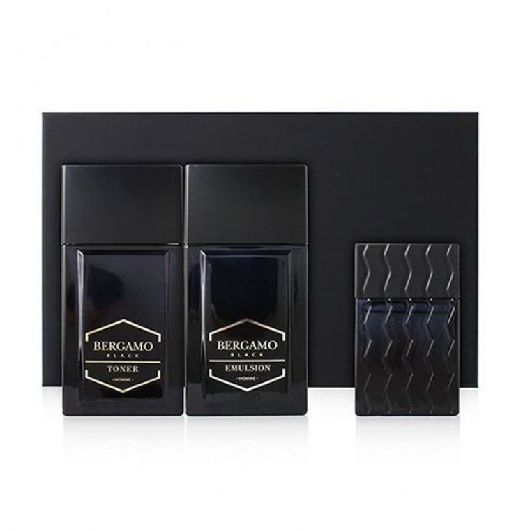 Bergamo Men's Skin Lotion Men's Skin Lotion Perfume 3 ชิ้น