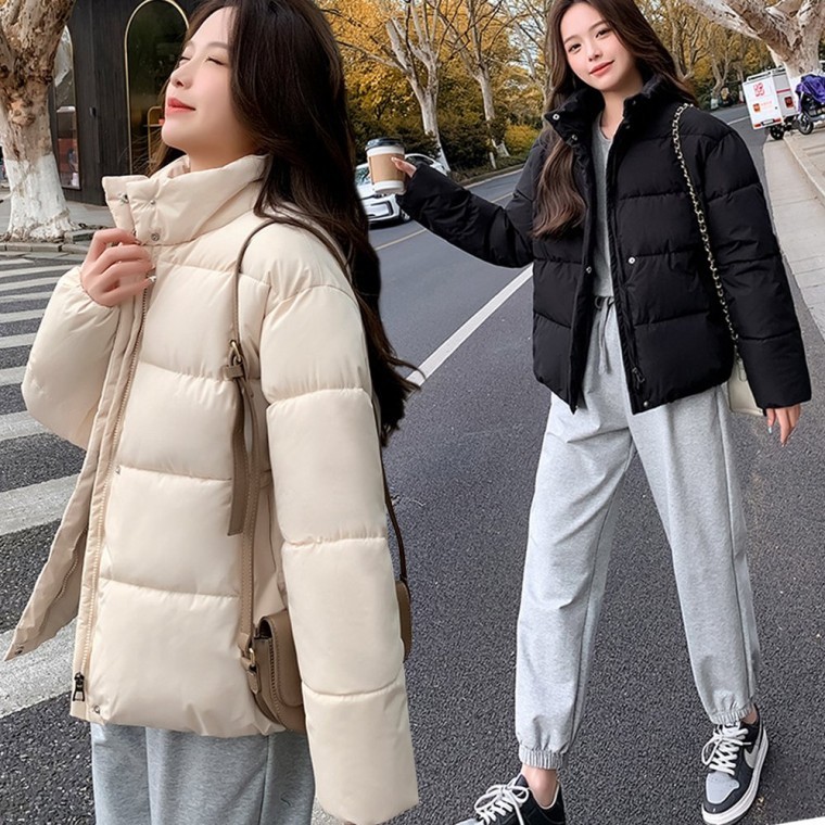 เสื้อแจ็คเก็ตแพดดิ้งดีไซน์เรียบง่ายสำหรับผู้หญิงในฤดูหนาว URK-236
