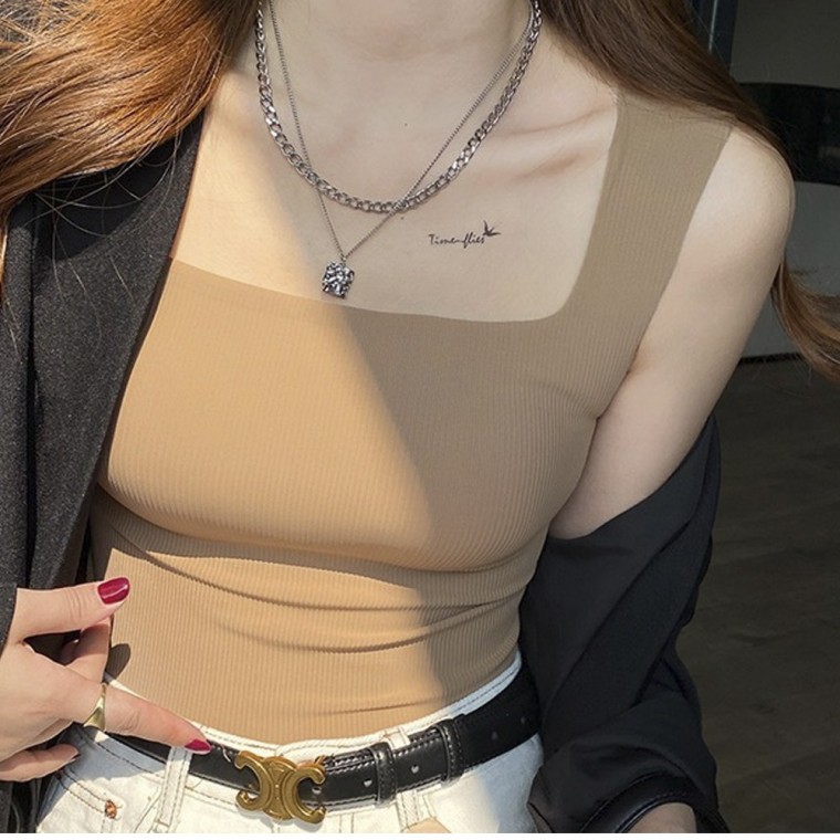 เสื้อกล้ามไร้ตะเข็บทรงสี่เหลี่ยม รุ่น DS-5025