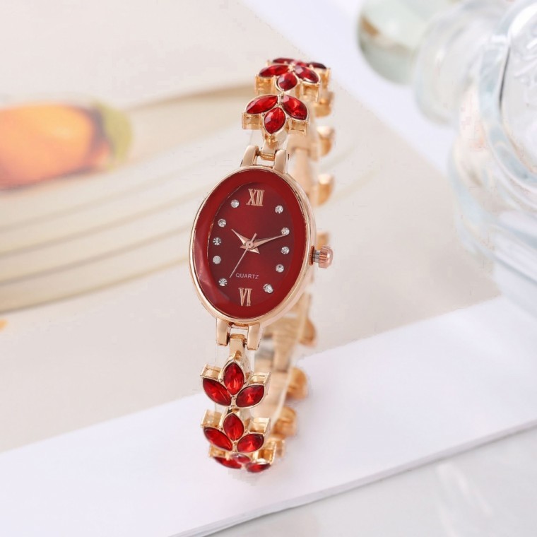 นาฬิกาข้อมือผู้หญิง Lilia (สีแดง)