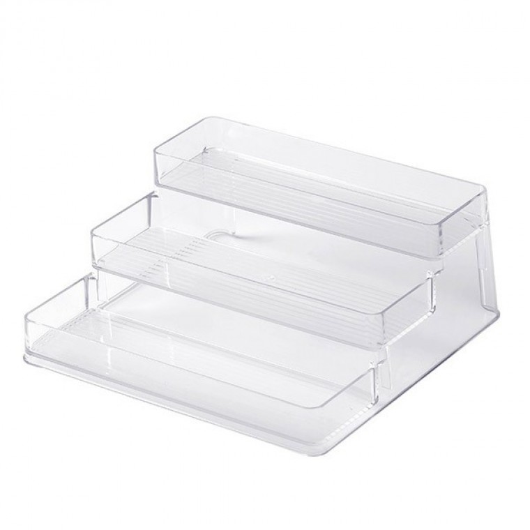 ชั้นวางโชว์ 3 ชั้น, กล่องจัดระเบียบเล็บ, จัดระเบียบเครื่องสำอาง, ชั้นวางโชว์เล็บ, จัดระเบียบฟิกเกอร์/เครื่องประดับ, จัดระเบียบโต๊ะเครื่องแป้ง