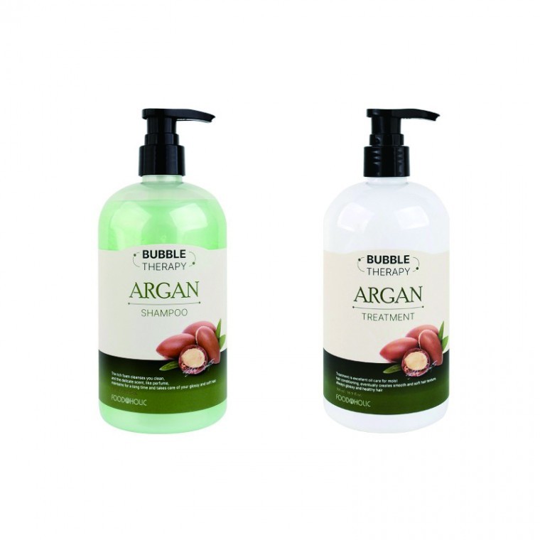 แชมพู/ทรีทเม้นท์ Foodaholic Bubble Therapy Argan 500 มล.