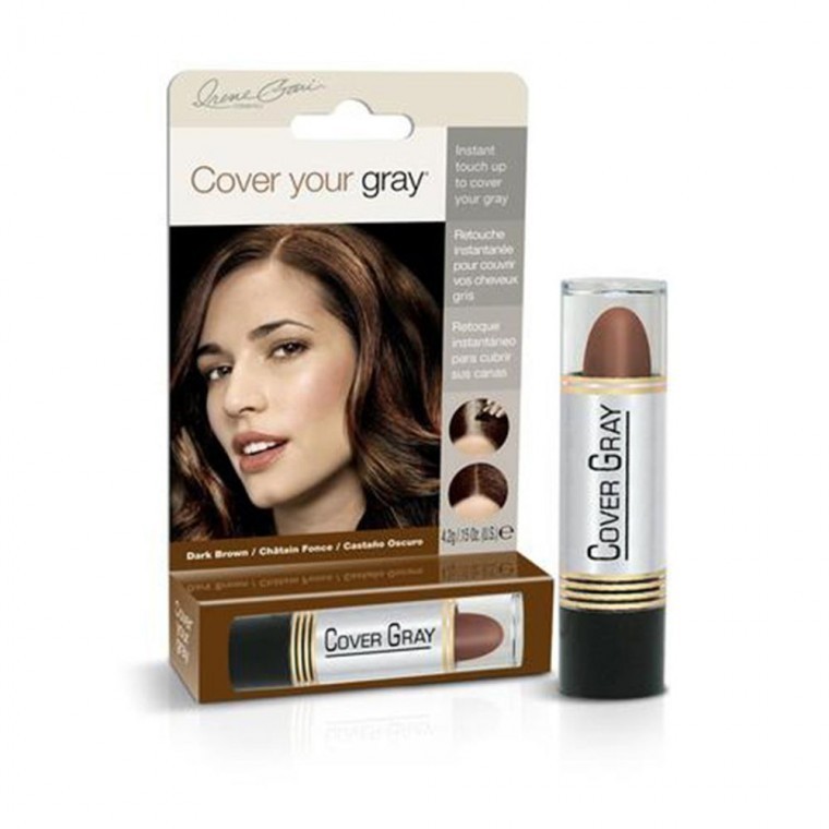 ยาย้อมผมแบบแปรง 4.2g สีน้ำตาลเข้ม สำหรับผมขาว