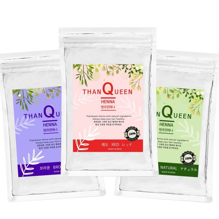 ยาย้อมผม Henna Queen สำหรับผมขาว เฮนน่าธรรมชาติ