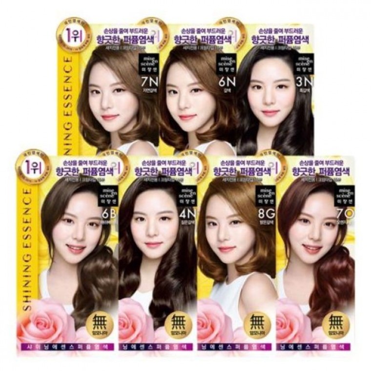 ยาย้อมผม Mise en scene Perfume สำหรับปิดผมขาว