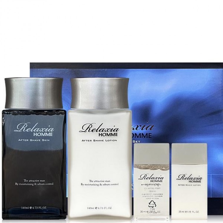 ชุดผลิตภัณฑ์ดูแลผิว Hanguk Cosmetics Relaxia Homme 2 ชิ้น