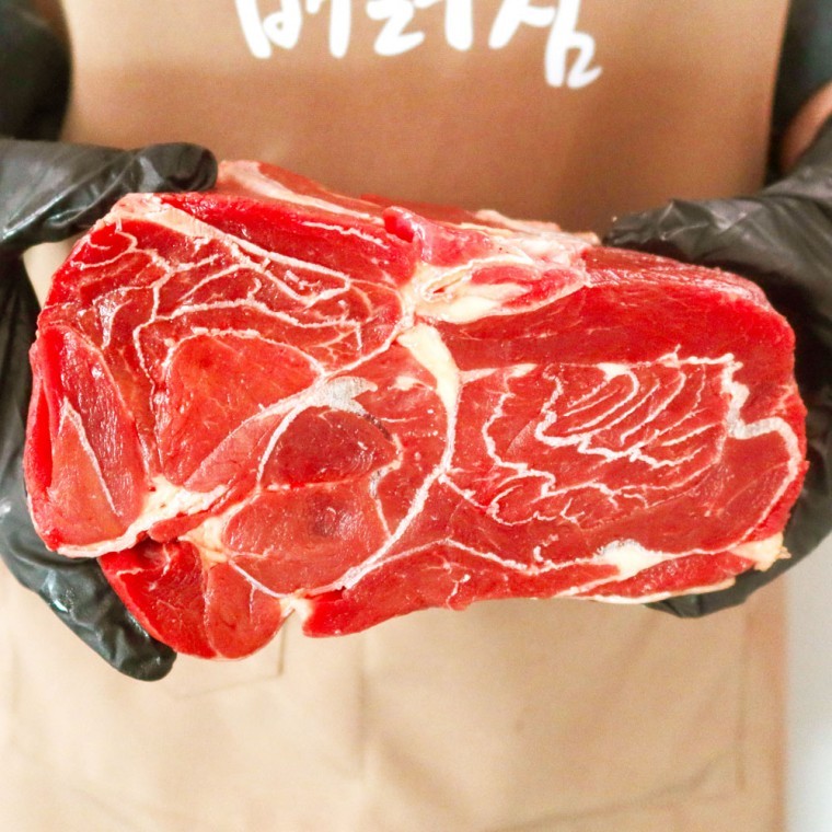 เนื้อสะโพกวัวเกรดพรีเมี่ยม (Grain-fed) 1kg (สำหรับจังโจริม, กอมทัง) (ส่งวันอาทิตย์/วันเดียวกัน)