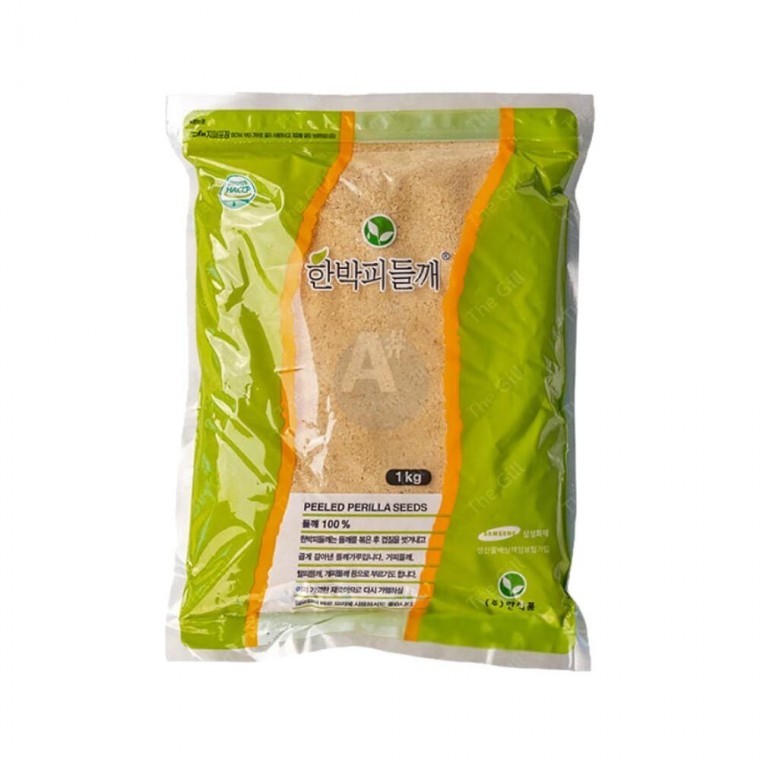 ฮันซิกพุม เมล็ดงาปอกเปลือก 1kg สำหรับซุปซุนแดกุก ซุปเนื้อ สำหรับร้านอาหาร ผงเมล็ดงา
