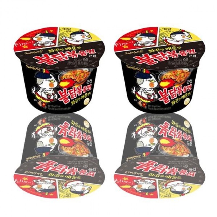 ซัมยังราเมง พุลทักบกึมเมียน ถ้วยใหญ่ 105g 16 ชิ้น กล่อง