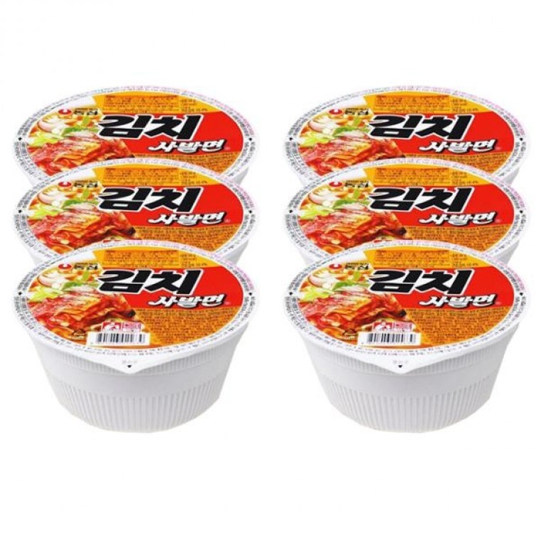 นงชิม คัพราเมง กิมจิซาบัลเมียน 86g 18 ชิ้น