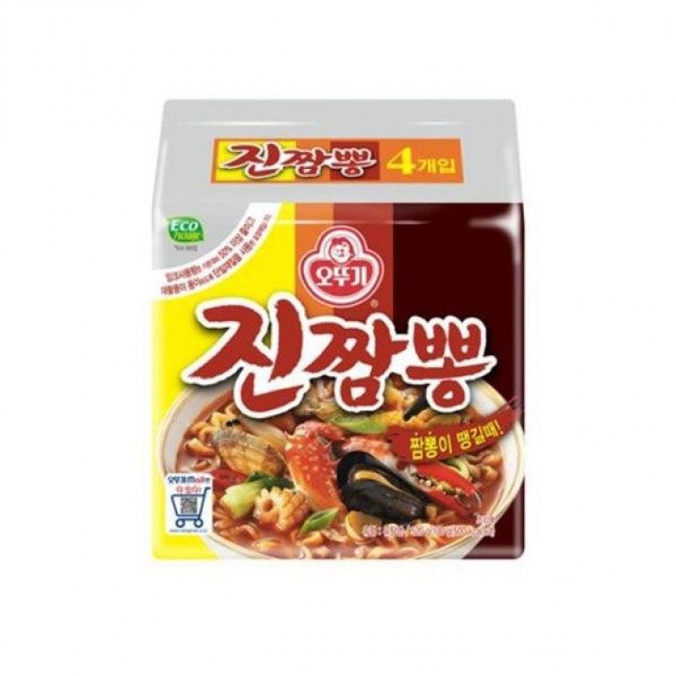 โอตตูกี จินจัมปง บะหมี่ห่อ มัลติแพ็ค 4 ชิ้น 8 แพ็ค