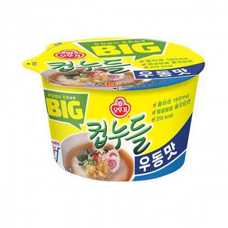 บิ๊กคัพนูเดิล รสอุด้ง ถ้วยใหญ่ 61.5g x 12 ชิ้น 1 กล่อง โอตตูกี