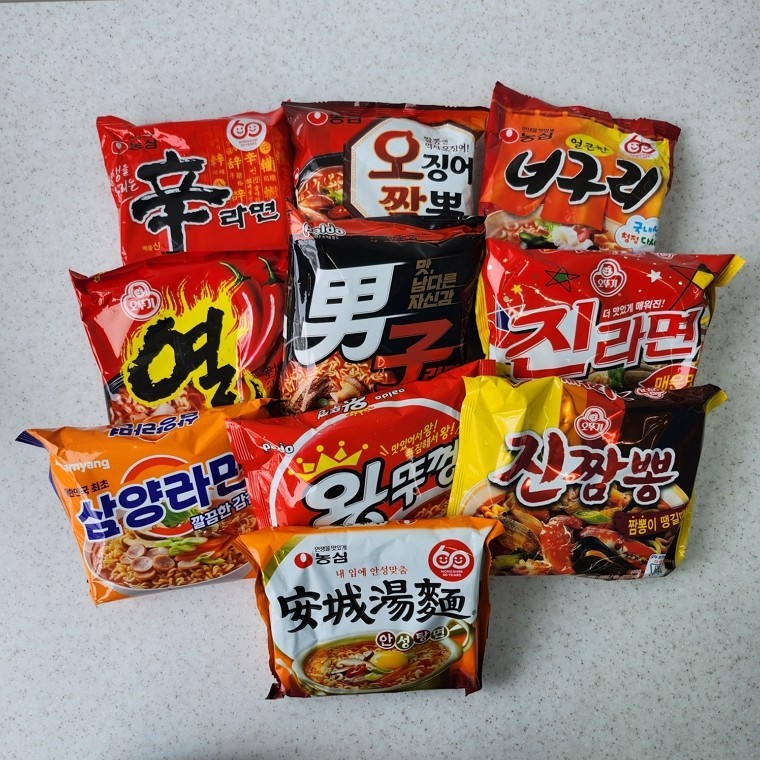 บะหมี่ห่อ 10 ชนิด ที่ชาวเกาหลีชื่นชอบ