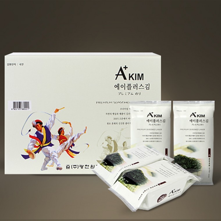 สาหร่าย Kwangcheonwon Kim A+ สาหร่ายสำหรับโต๊ะอาหาร (11gx12 ซอง)
