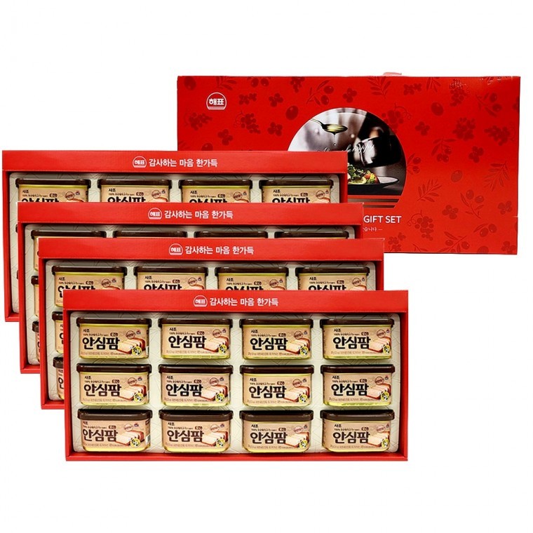 แฮพโยอันซิมพัมเบอร์ 1 x 5 ชิ้น (1 กล่อง) ชุดของขวัญ เนื้อหมูในประเทศ ชุดของขวัญแฮม ของขวัญเทศกาลสุดคุ้ม
