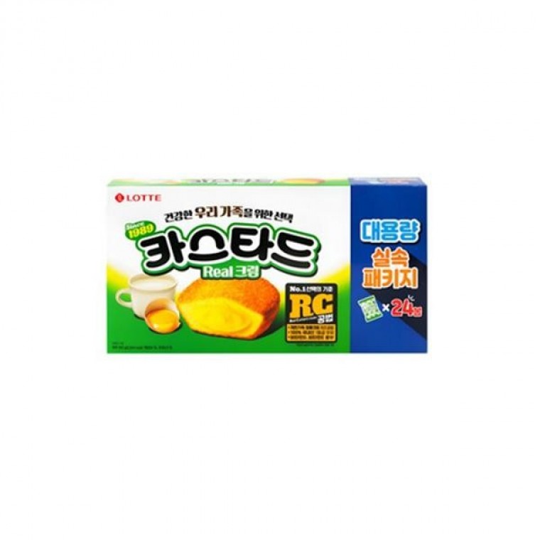 ล็อตเต้ คัสตาร์ด แพ็คประหยัด 552g 24 ชิ้น