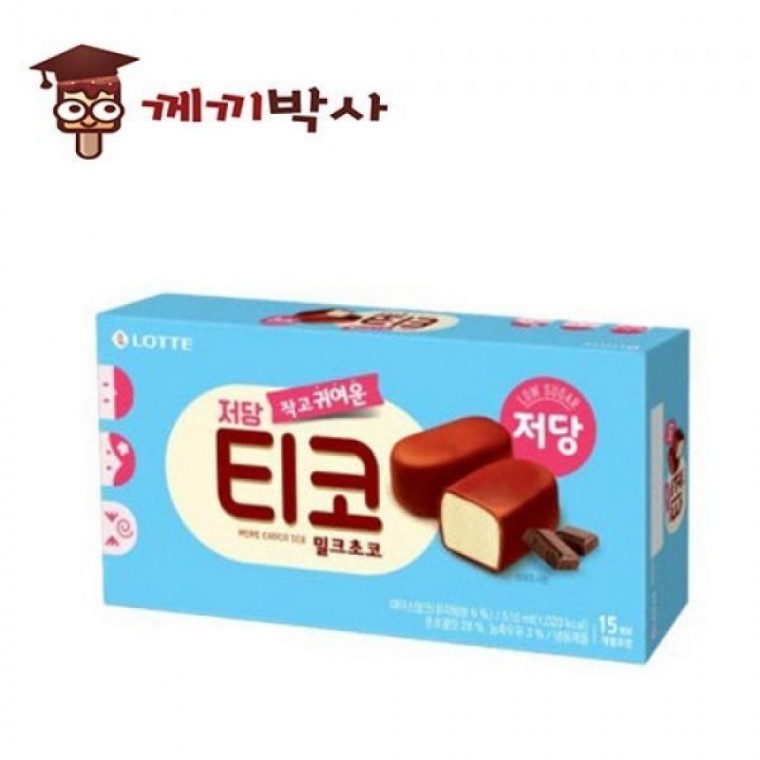 ไอศกรีม ทีโก้ มิลค์ช็อกโกแลตน้ำตาลน้อย 6 ชิ้น