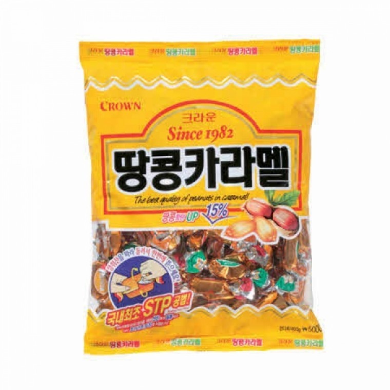 คราวน์ ถั่วลิสงคาราเมล 324g