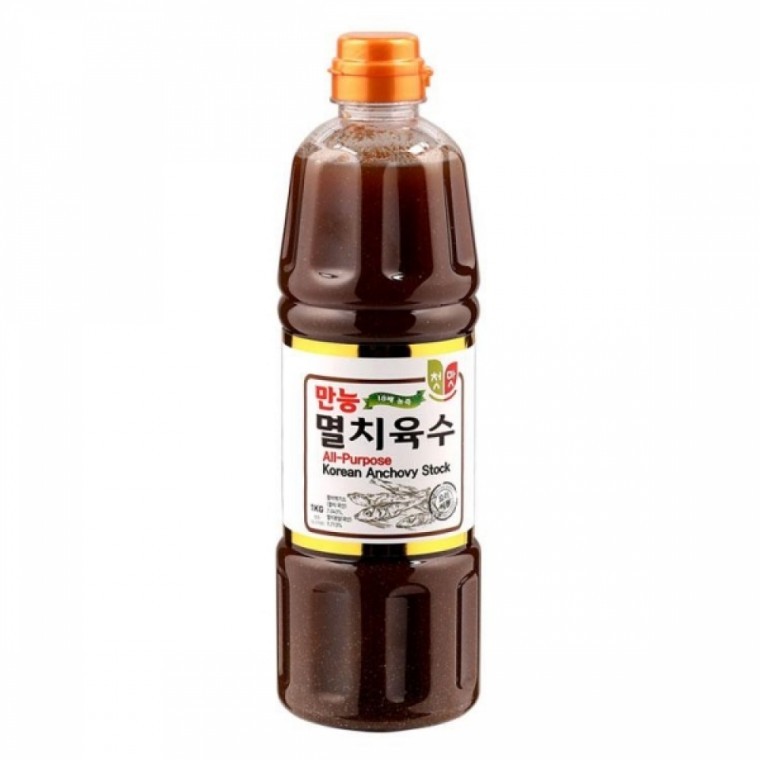 น้ำซุปปลาแอนโชวี่เอนกประสงค์ชองอูฟู้ด 1 กก.