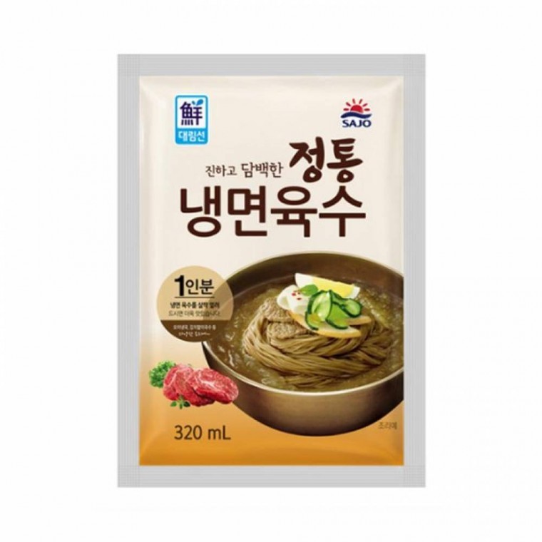 น้ำซุปบะหมี่เย็นดั้งเดิมซาโจแดริม 320 มล. x 15 ชิ้น