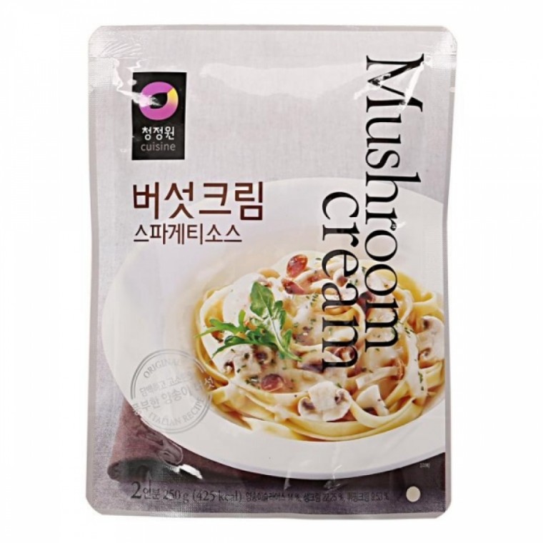 ซอสสปาเก็ตตี้เห็ดครีมชองจองวอน 250 กรัม