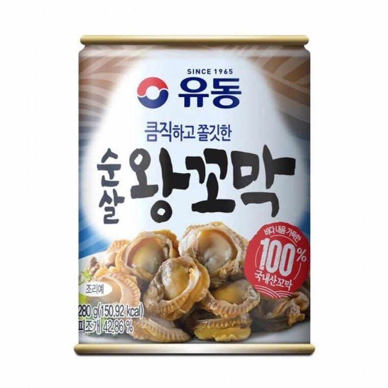 หอยหวานเนื้อล้วนยูทง 280ก. x 6 กระป๋อง (สำหรับผู้ใหญ่)
