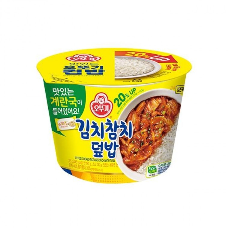ข้าวหน้าทูน่ากิมจิ 310g 12 ชิ้น 1 กล่อง โอตตุกี