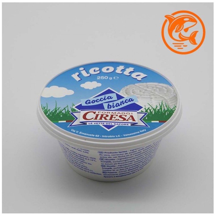 ริคอตต้าชีสครีม 250g สำหรับทำอาหารโฮมเมด สดชื่น ธรรมชาติ พรีเมียม