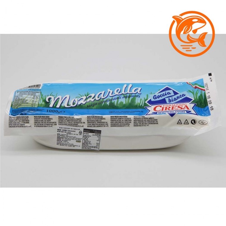 มอซซาเรลล่าชีสนุ่มอเนกประสงค์ 1kg สำหรับท็อปปิ้งพิซซ่า ทำอาหารกรอบนอกนุ่มใน