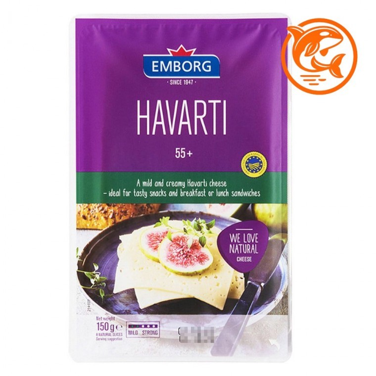 สไลด์ชีสนุ่มหมักธรรมชาติ เดนมาร์กพรีเมียม 150g ทางเลือกของว่างเพื่อสุขภาพ