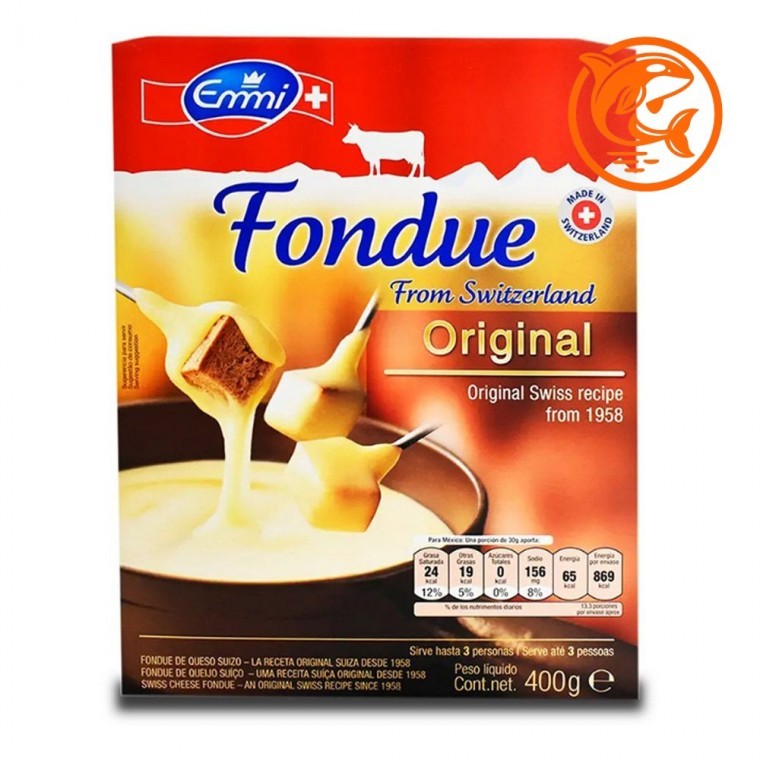 ซอสชีสฟองดูว์สวิสเข้มข้น 400g พรีเมียมแบบดั้งเดิม