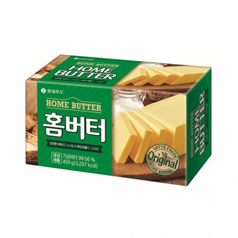 อาหาร โลตัสฟู้ด โฮมบัตเตอร์ 450g X 2 ชิ้น (แช่เย็น) ของว่าง