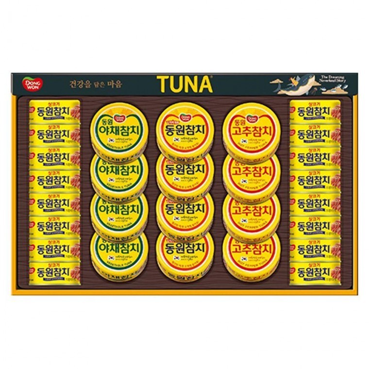 ชุดของขวัญ (Dongwon) Tuna T28 ปลาทูน่ากระป๋อง สำหรับเทศกาล