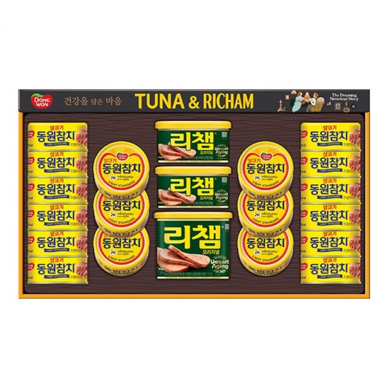 ชุดของขวัญ Dongwon Tunaricham 10 สำหรับเทศกาล