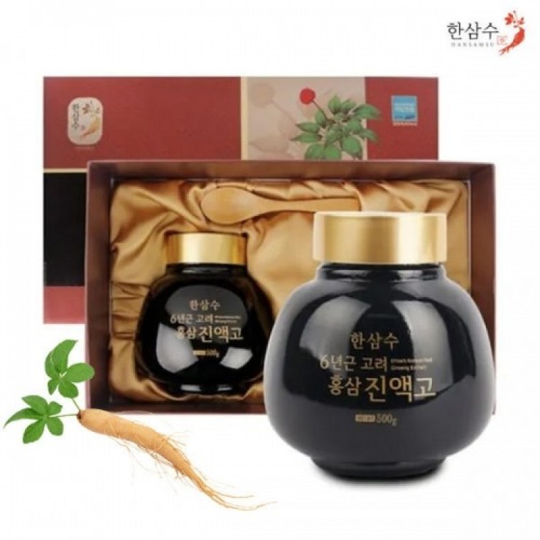 ฮันซัมซู โสมแดงเกาหลี 6 ปี จินแอคโก 500g x 2 ขวด