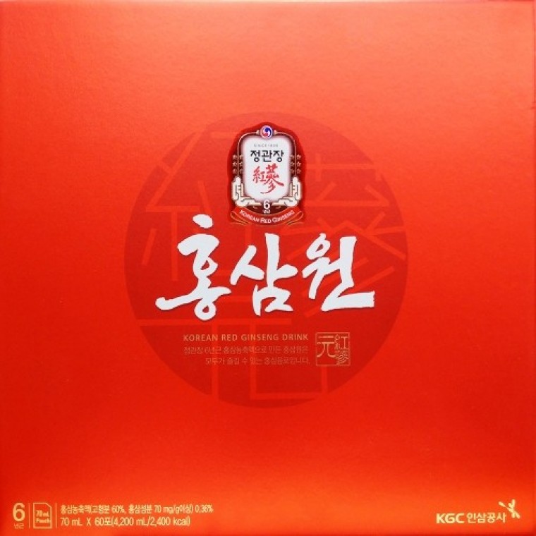 จองกวานจาง ฮงซัมวอน 70ml x 60 ซอง