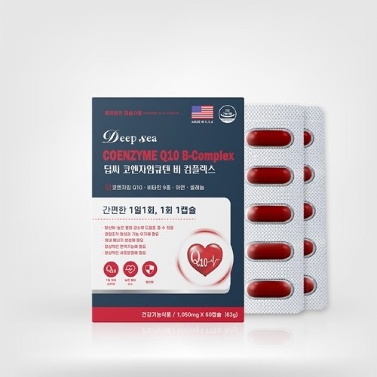ดงชินเฮลธ์แคร์ ดีพซี โคเอนไซม์ คิวเทน บี คอมเพล็กซ์ 1050mg x 60 แคปซูล