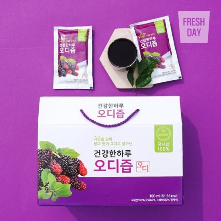 ชุดของขวัญน้ำมัลเบอร์รี่แท้จากจองอึบ 30 ซอง x 100ml